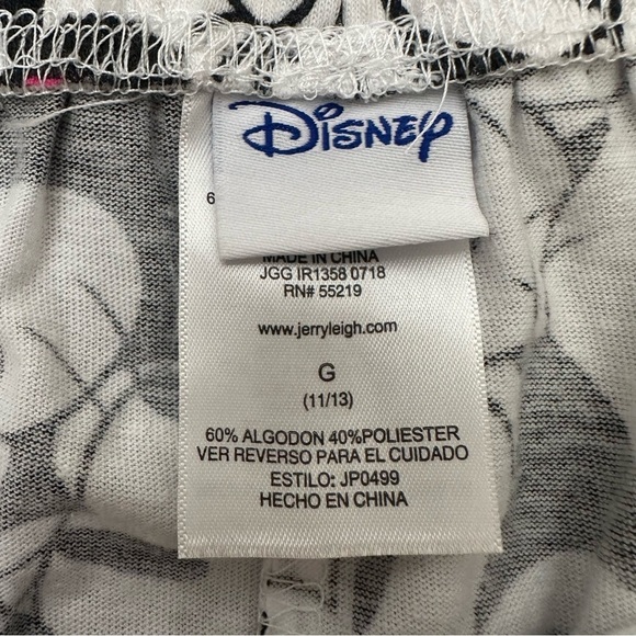 Disney Black and White Minnie Mouse Pajama Pants - Picture 3 of 4